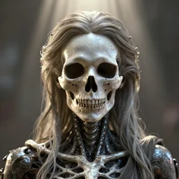 perfectly - centered close - up portrait - photograph of goddess of death, cgi, high - quality reflections, ray - traced volumetric lighting, high particle render distance, anisotropic filtering, high definition textures, 4 kuhdtv, 8 k resolution, 1 6 k, 3 2 k, meticulous details, maximalist, shaders, rtx on, god rays