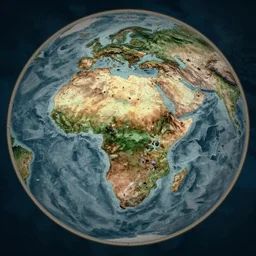 an ancient map of pangaea