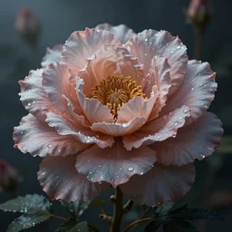enormously detailed hd photo of future flower wallpaper, high fantasy matte painting, atmospheric lighting, highly detailed illustration highlights, 8K detail post-processing, featured on DeviantArt