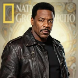 portrait photograph of andrew dice clay, leather jacket, upper body, fantasy, handsome, depth of field, soft focus, highly detailed, intricate, realistic, national geographic cover, soft glow, textured, artstation, concept art, sharp focus, illustration, art by artgerm and greg rutkowski and alphonse mucha