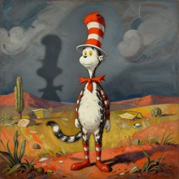 surrealism painting by dr seuss