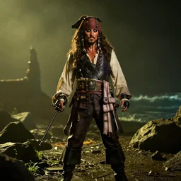 A still of The Terminator in Pirate's of the Caribbean movie