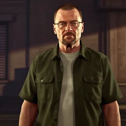 a screenshot of walter white in grand theft auto