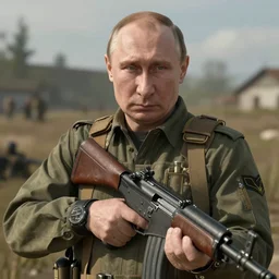 Vladimir Putin, screenshot from the game 'Sniper Elite 4'