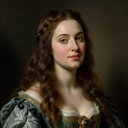 portrait of a pocahontas, Rococo