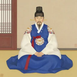traditional korean painter kim hong - do