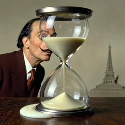 ! dream salvador dali melted hourglass