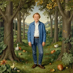 Wheres Waldo in a painting by Hieronymus Bosch