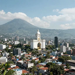 Guatemala as a futuristic cyberpunk country