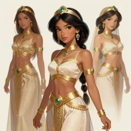 illustrations of princess jasmine in prince of persia, d & d, fantasy, intricate, elegant, highly detailed, digital painting, artstation, concept art, sharp focus, illustration, hearthstone, art by bridgeman and artgerm and greg rutkowski and alphonse mucha and ruan jia and conrad roset