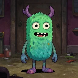 bo peep horror monster in the style of Wes Benscoter