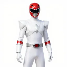 detailed fullbody portrait white ranger from power ranger spiderman by yusuke murata and masakazu katsura, artstation, highly - detailed, red helmet, helmet with web spider details, black handwraps, black legs, black boots, cgsociety, pencile and ink, city in the background, dark colors, intricate details