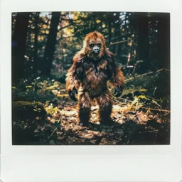 polaroid of bigfoot