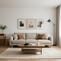 award winning cosy living room modern minimal