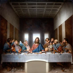 The supper before The Last Supper | religious painting