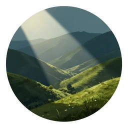 a circle, vector graphics