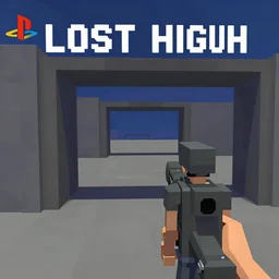 Lost Highway as a PS1 first person video game, low poly
