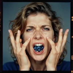 kodak portra 4 0 0, wetplate, 1 9 5 0 s color portrait of a ranting woman by saul leiter, insanely detailed, insanely intricate, depth of field, blueberry
