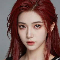 hot cosplay on scarlet, high detail of the face, high detail, high modernization, ultra mega super hyper realistic, ultra mega super hyper beautiful