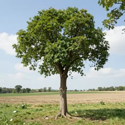 a short and insanely thick tree