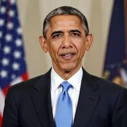 photo portrait of barack obama as donald trump,