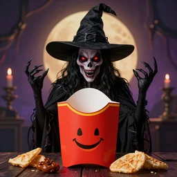 a witchcraft demonic version of a happy meal in hell