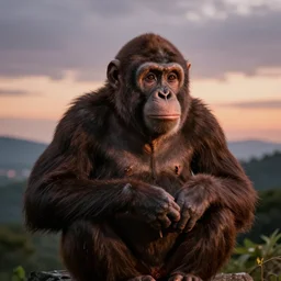 🥵🐒 🥵, hyper realistic photo, dusk, full colour, upscale, 8 k, masterpiece,