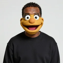 Kanye West as a muppet, ultra realism