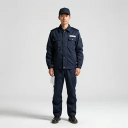 graceful postman with letters, high detail digital art, full body, standing, isolated on a pure white background, centered, whole figure in frame, sharp focus, studio lighting