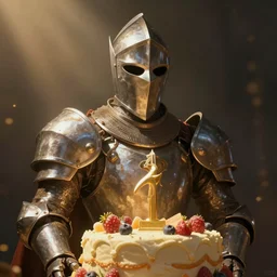 cake knight, artstation, cgsociety, ambient lighting