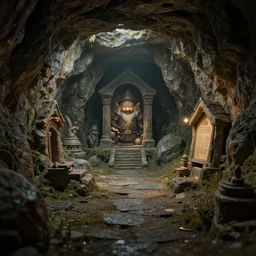 an underground dwarven stronghold, 8 k, shallow depth of field, moody lighting, ultra high detail, concept art,