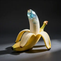 There is a banana made of topaz.