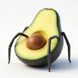 spider as avocado chair