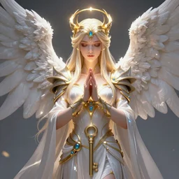 a saint noble high priestess pray for god as a league of legends character, angelic light, fantasy priestess clothes, priestess key visual, masterpiece, cg animation, riot enterainment, arcane, realistic, hyper detailed, hyper detailed face, character select portrait, 3 d, by artgerm, rossdraws, drew struzan, justin gerard