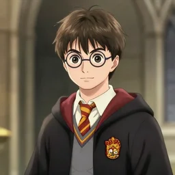 harry potter in the style of no game no life