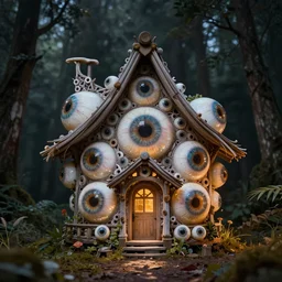 fairy house made of eyeballs