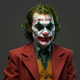 the joker, concept art by jason a. engle, featured on zbrush central, photorealism, zbrush, lovecraftian, hard surface modeling