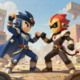 a concept painting of sd ai and dall - e ai duking it out, digital art, epic scene, sharp focus, illustration, extremely detailed masterpiece