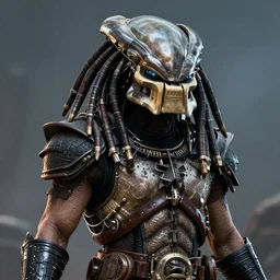 A full portrait of The Predator ,  by dreadjim, Greg Rutkowski, , epic scifi character art, Exquisite detail, post-processing, low angle view, masterpiece, cinematic