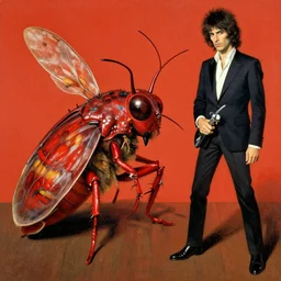 flea from red hot chili peppers by norman rockwell