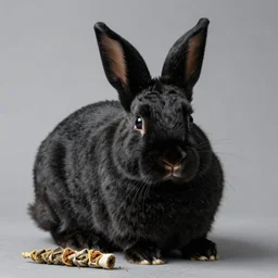 black rabbit smoking weed