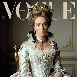 Marie Antoinette photograph by Annie Leibovitz in Vogue magazine