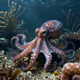 Under the sea In an octopus' garden In the shade, 4K HDR.