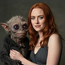 portrait of emma stone or gollum by greg ruthkowski