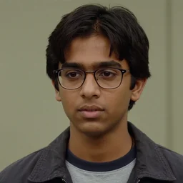 black-haired indian male teenager with glasses and a middle part, The Sopranos (1999), Film still
