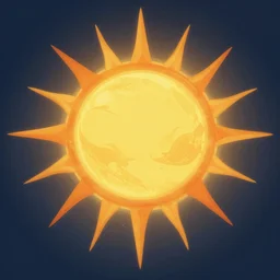 the last rise of the sun, beautiful digital art