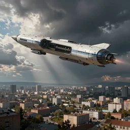 space ship stavropol, fantasy art, city landscapes, city photos, trending of artstation