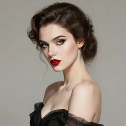 a portrait of a lawful evil alignment personified as an absurdly beautiful, graceful, elegant, sophisticated, evil young sensual french woman, an ultrafine hyperdetailed illustration by kim jung gi, irakli nadar, detailed faces, intricate linework, octopath traveler, final fantasy, unreal engine 5 highly rendered, global illumination, radiant light, detailed and intricate environment