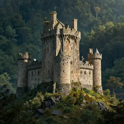 swamp towerhouse castle on crannog dense forest background, game of thrones, volumetric lighting, fantasy artwork, very beautiful scenery, very realistic painting effect, hd, hdr, cinematic 4 k wallpaper, 8 k, ultra detailed, high resolution, artstation
