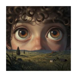 curly eyes by storybook artists, blunt borders, rule of thirds